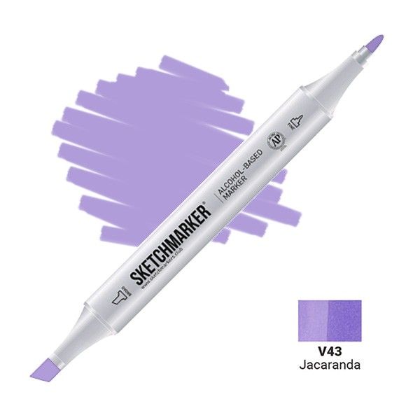 Маркер SKETCHMARKER двухсторонний на спирт.основе V43 Джакаранда MPSM-V43