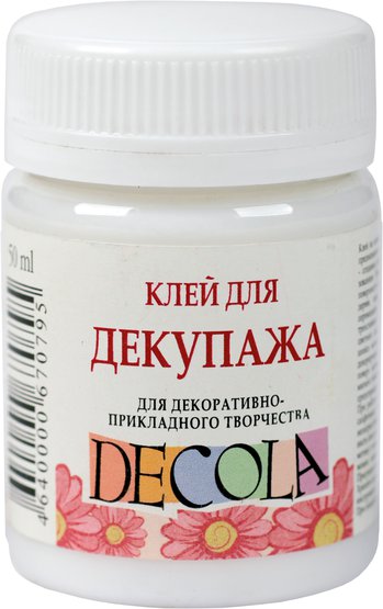 Клей для декупажа DECOLA банка 50 мл NP-8628932