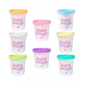 Тесто для лепки BabyDough набор 8 цветов, пастельные AS-BD021
