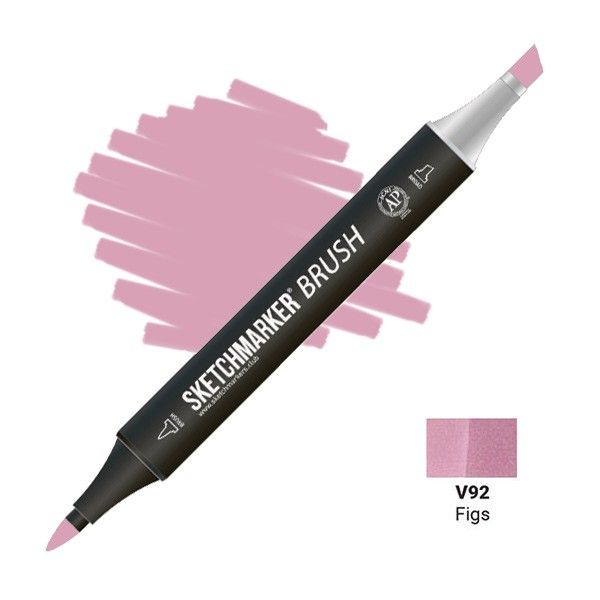 Маркер SKETCHMARKER Brush двухсторонний на спирт.основе V92 Инжир MPSMB-V92