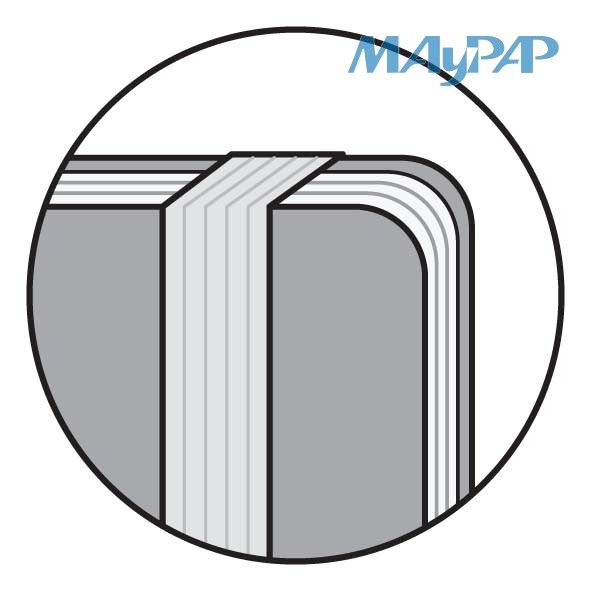 Скетчбук MayArt 110 г/м2 A5 210 x 148 мм 160 стр, с резинкой MA00061