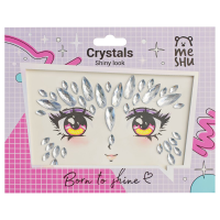 Наклейки-стразы MESHU "Shiny look" 17.5 x 14.5 см инд. уп., европодвес RE-MS_52670