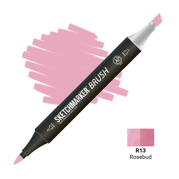 Маркер SKETCHMARKER Brush двухсторонний на спирт.основе R13 Бутон розы MPSMB-R13