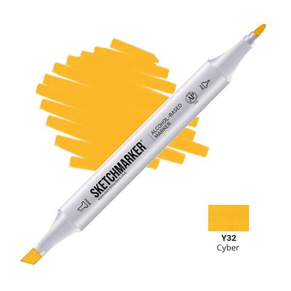 Маркер SKETCHMARKER двухсторонний на спирт.основе Y32 Кибер MPSM-Y32