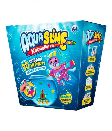 Набор для опытов Slime "Aqua Slime. Средний набор AS-AQ001