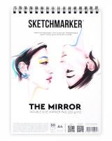 Скетчбук SKETCHMARKER The Mirror 220 г/м2 A4 30 л на спирали MPDSPADA4