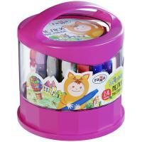 Мелки масляные ГАММА "Малыш" 24 цв шестигранные в пластиковом стакане-подставке RE-051218_02