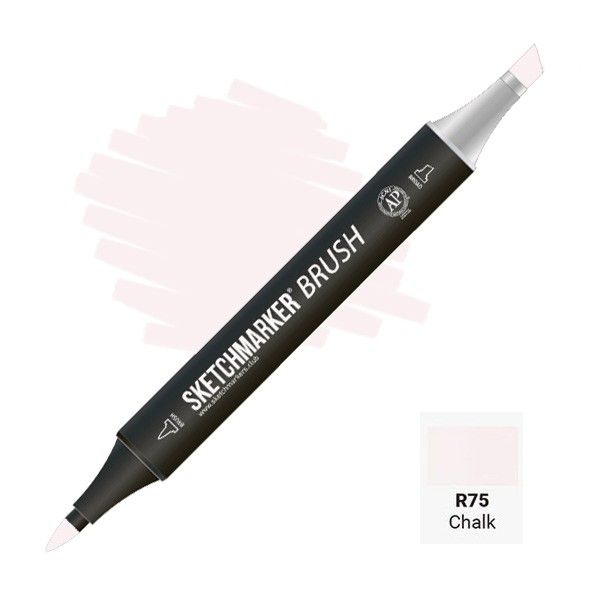 Маркер SKETCHMARKER Brush двухсторонний на спирт.основе R75 Мел MPSMB-R75