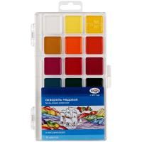 Акварель ГАММА "Классическая" медовая 18 цв, без кисти, пластик. упаковка RE-1009196