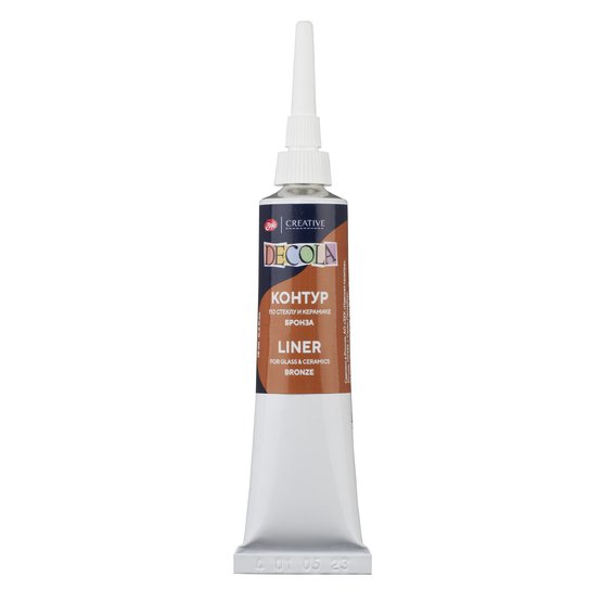 Контур акриловый по стеклу/керамике DECOLA 18 мл, 963 Бронза NP-5303963