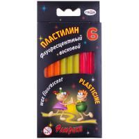 Пластилин флуоресцентный ГАММА "Флюрики" 6 цв со стеком RE-280034Н