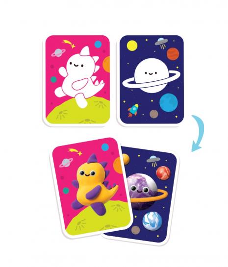 Легкий пластилин ТМ "Лепи легко" набор Слепи открытку. Космос с магнитом AS-C072Y