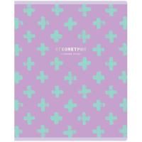 Тетрадь предметная 48л. MESHU "Duo Brush" - Геометрия, матовая ламинация, тиснение фольгой RE-MS_31287