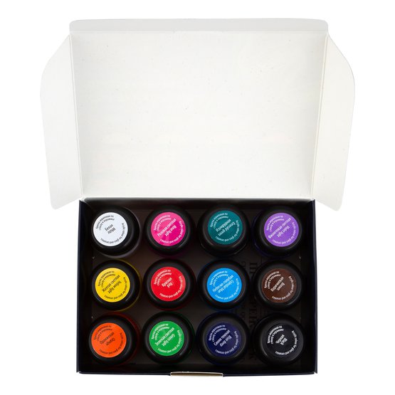 Набор акриловых красок по стеклу/керамике DECOLA 12 шт х 20 мл, картон NP-4041114