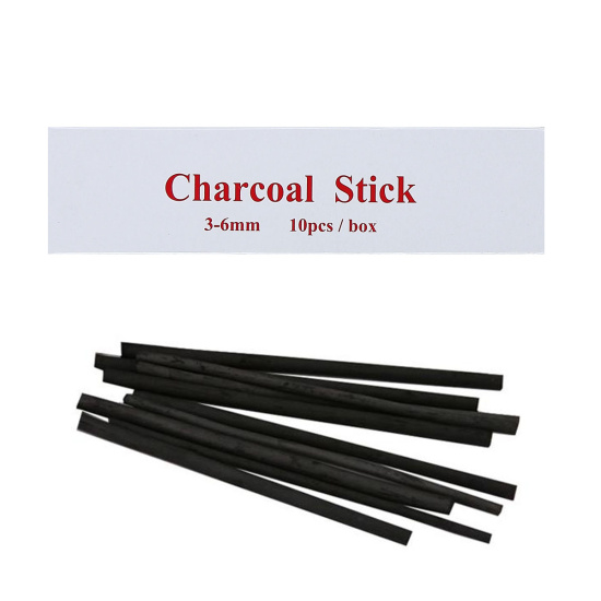 Набор угля натурального СОНЕТ 10 шт, диаметр 3-6 мм, в картонной коробке NP-DK11074