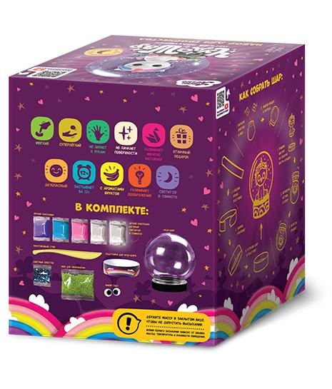 Легкий пластилин ТМ "Лепи легко" набор Чудо-шар. Единорог AS-C060Y