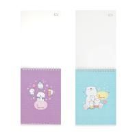 Блокнот А5 60л. на гребне MESHU "Sweet bear", пластиковая обложка RE-MS_48669