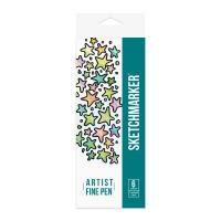 Набор капиллярных ручек SKETCHMARKER Artist fine pen Fluorescent 6 цв MPAFP-6FL