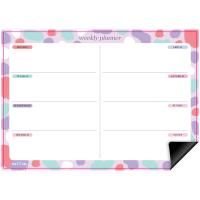 Магнитный планер на неделю MESHU А3, "Bright color", с маркером RE-MS_47318