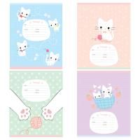 Тетрадь 12л. клетка MESHU "Little kitty" RE-MS_50150/1