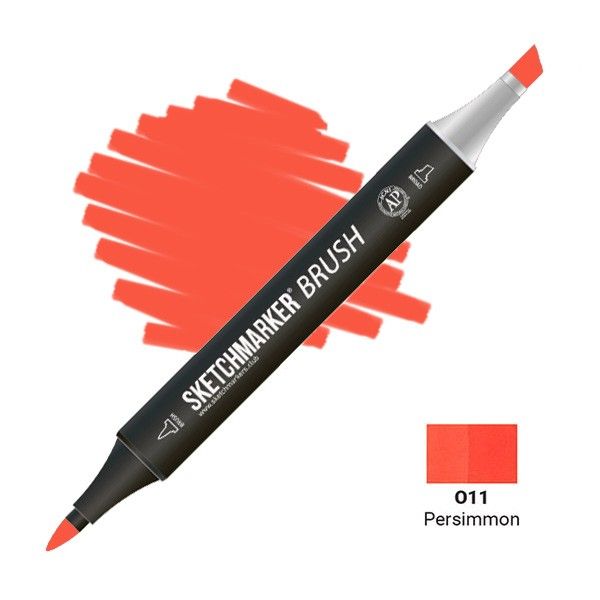 Маркер SKETCHMARKER Brush двухсторонний на спирт.основе O11 Хурма MPSMB-O11
