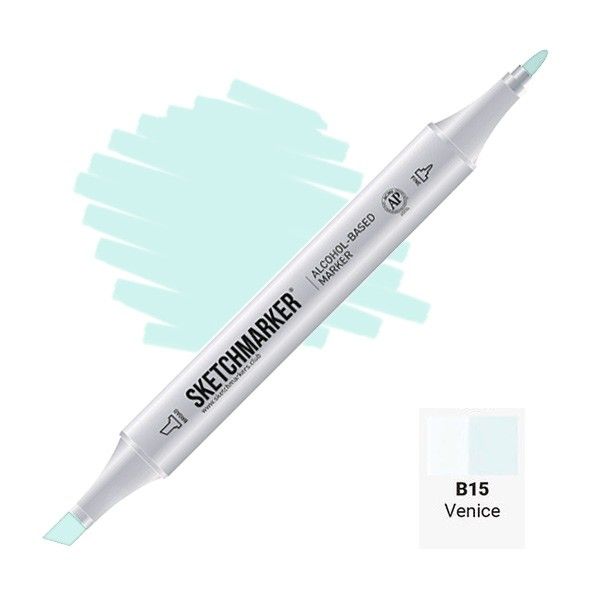 Маркер SKETCHMARKER двухсторонний на спирт.основе B15 Венеция MPSM-B15