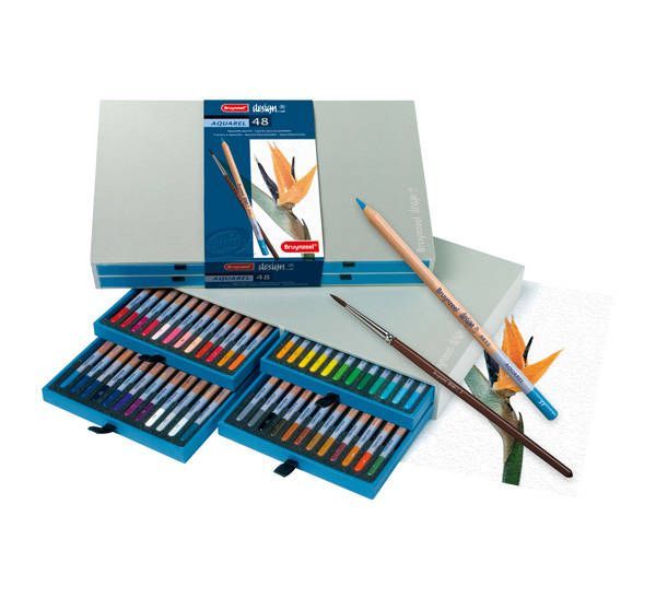 Набор акварельных карандашей BRUYNZEEL Design 48 цв в подарочной упак MP8835H48