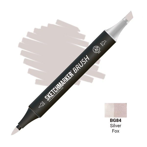 Маркер SKETCHMARKER Brush двухсторонний на спирт.основе BG84 Черно-бурая лисица MPSMB-BG84
