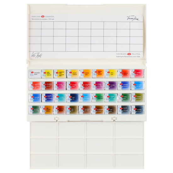 Набор акварели БЕЛЫЕ НОЧИ 36 шт x 2.5 мл, пластик/палитра NP-1942258