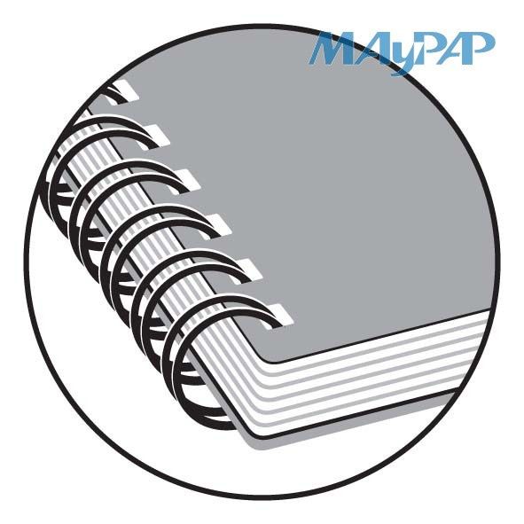 Скетчбук MayArt 200 г/м2 A4 297 x 210 мм 15 л, экстрабелые листы, на гребне MA00032