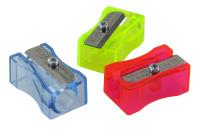 Точилка KUM 100-1 FT, 1 отверстие, прямоугольная , стальное лезвие , в ассортименте KUM-3010121