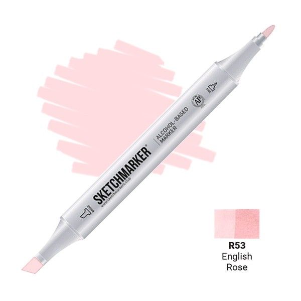 Маркер SKETCHMARKER двухсторонний на спирт.основе R53 Английская роза MPSM-R53
