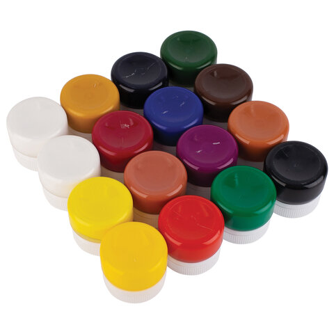 Набор гуаши МАСТЕР-КЛАСС 16 шт x 20 мл, картон NP-1741092