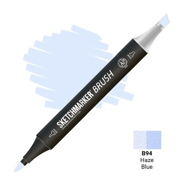 Маркер SKETCHMARKER Brush двухсторонний на спирт.основе B94 Дымчатый голубой MPSMB-B94