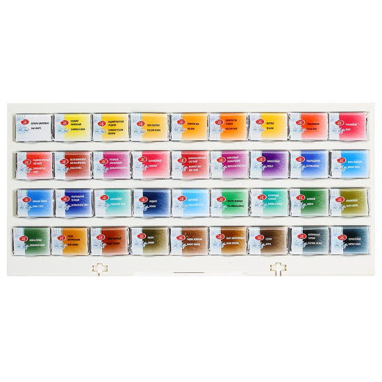 Набор акварели БЕЛЫЕ НОЧИ 36 шт x 2.5 мл, пластик/палитра NP-1942258