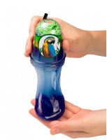 Слайм Slime "Jungle" с зелеными пенопластовыми шариками (Попугай) 130 г AS-S300-24