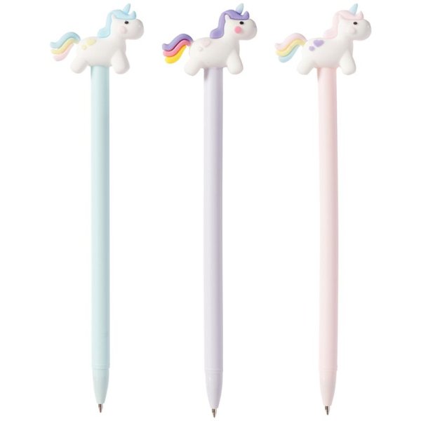 Ручка шариковая MESHU "Unicorn" синяя, 0.7 мм, корпус ассорти RE-296375