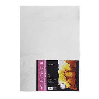 Блок бумаги для акварели MayArt 300 г/м2 A2 594 x 420 мм 5 л, 100% хлопок, Сатин MA00131
