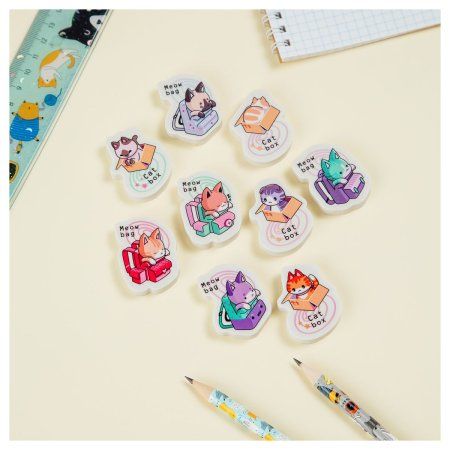 Ластик MESHU "Meow-bag" фигурный 40 x 30 x 13 мм, термопластичная резина RE-MS_45598