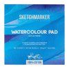 Альбом-склейка для акварели SKETCHMARKER 300 г/м2 26 x 26 см 10 л, хлопок, среднезернистая MP2626300CSM