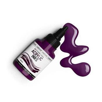 Чернила акриловые Kamenskaya Ink 40 мл W1556 Сливовый K-00-00000855