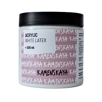 Акриловый латекс Kamenskaya Ink 500 мл Белый K-00-00000591