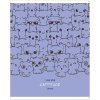 Тетрадь 48л. A5 клетка MESHU "Cat wave" матовая ламинация, выборочный УФ-лак RE-MS_43092