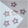 Скрепки фигурные 25 мм MESHU "Stars" 6 шт пакет с европодвесом RE-MS_41585