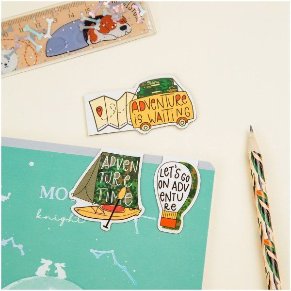 Закладки магнитные для книг 3 шт MESHU "Adventure" RE-MS_46704