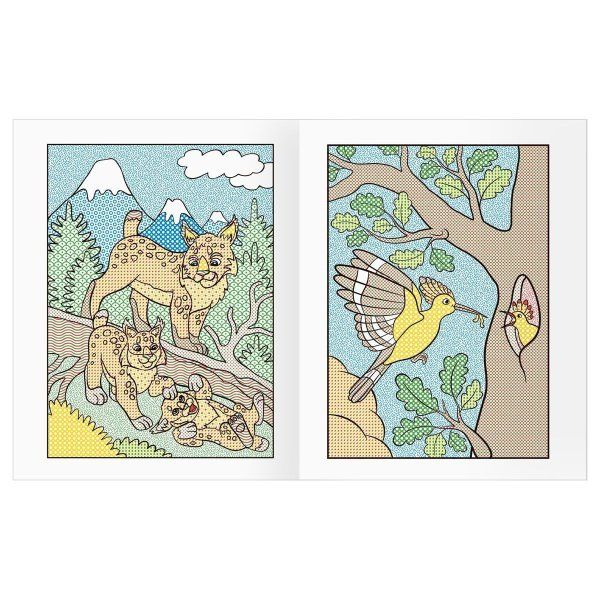 Раскраска водная 200 x 250 мм ТРИ СОВЫ "Раскрась водой. Мамы и малыши" 8 стр. RE-PvА4_56508