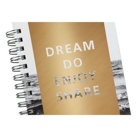 Записная книжка 95 x 175 мм 96л. MESHU "Dreams come true" на гребне, матовая ламинация, твердая обложка, тиснение фольгой RE-MS_52918