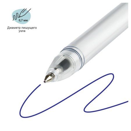 Ручка шариковая MESHU "Crystal Kitten" синяя, 0.7 мм, корпус ассорти, с топпером RE-MS_02934