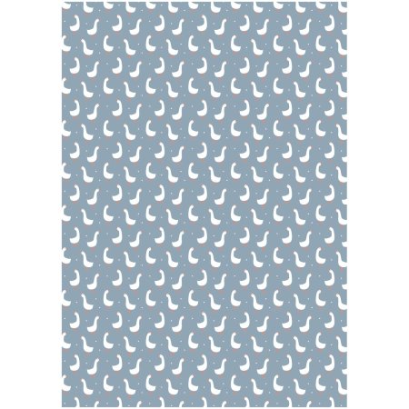 Упаковочная бумага глянцевая MESHU "Гуси" 1л. 70 x 100 см 80 г/м2 RE-MS_53471