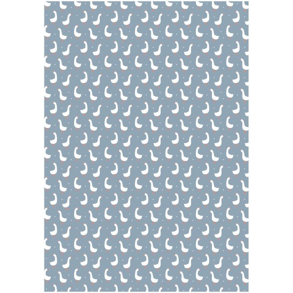 Упаковочная бумага глянцевая MESHU "Гуси" 1л. 70 x 100 см 80 г/м2 RE-MS_53471